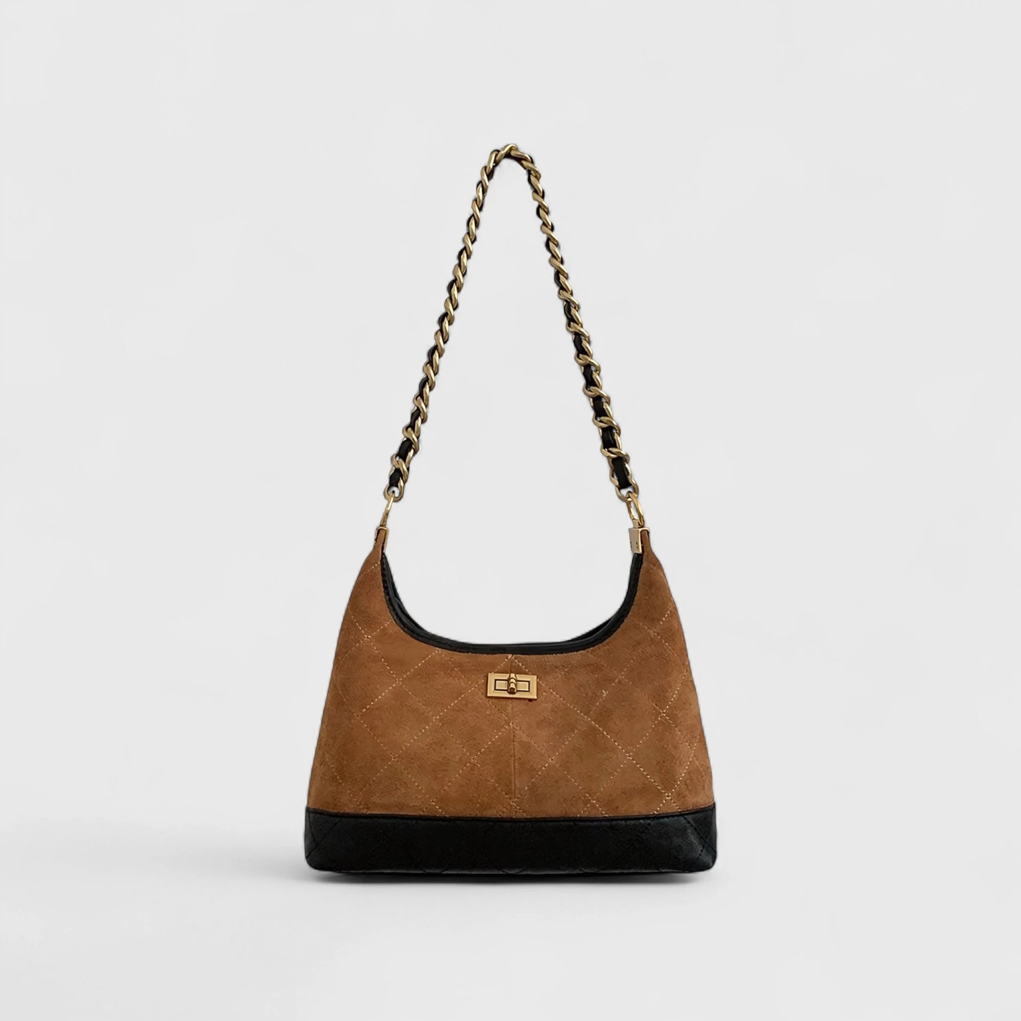 Fireside Manor - Quilted Chain Shoulder Bag
