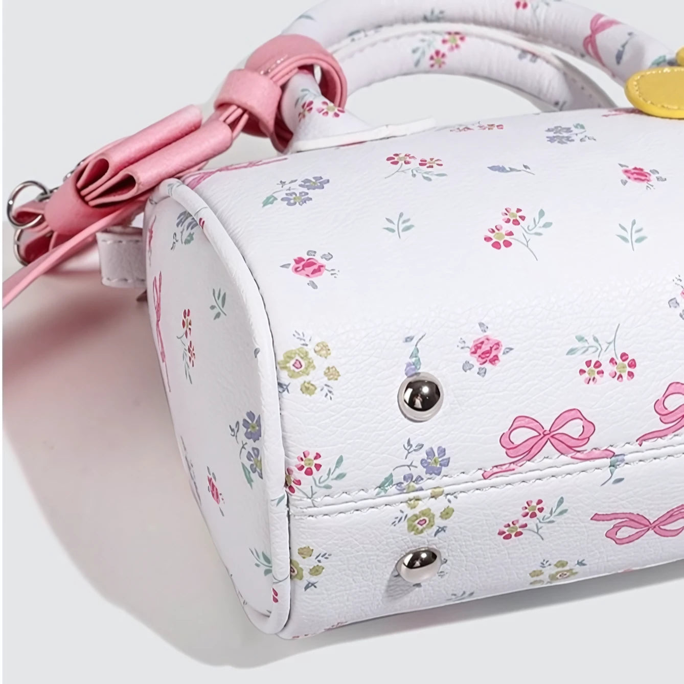 Floral Butterfly Garden Boston Bag