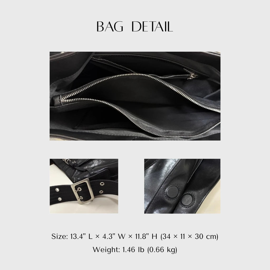 Early Autumn Ease - Wide Strap Bucket Tote
