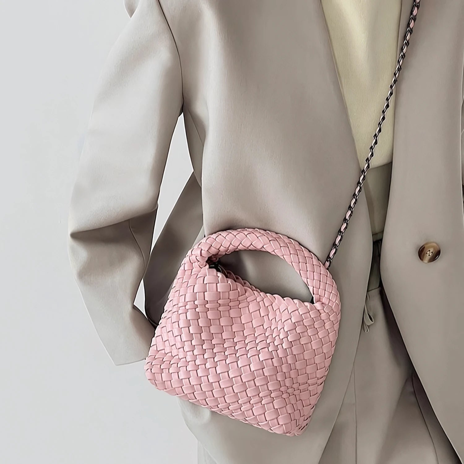 Sweet Escape - Mini Woven Bucket Bag