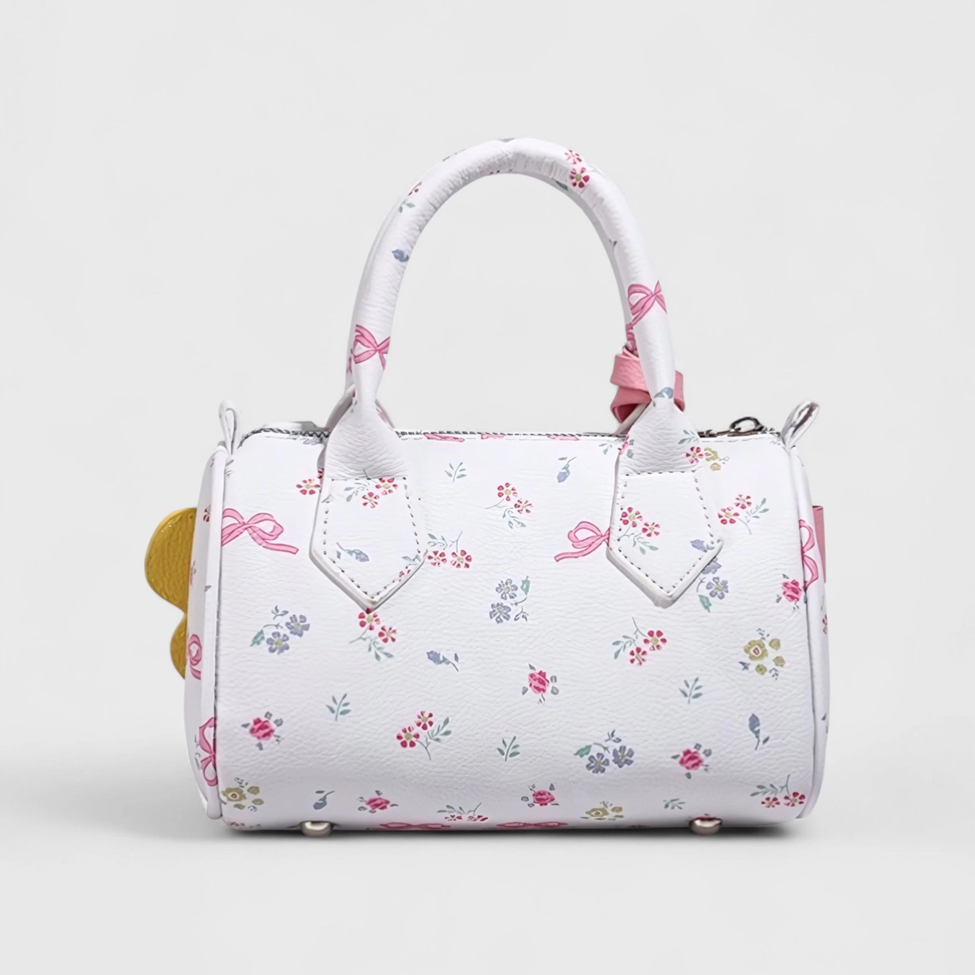 Floral Butterfly Garden Boston Bag