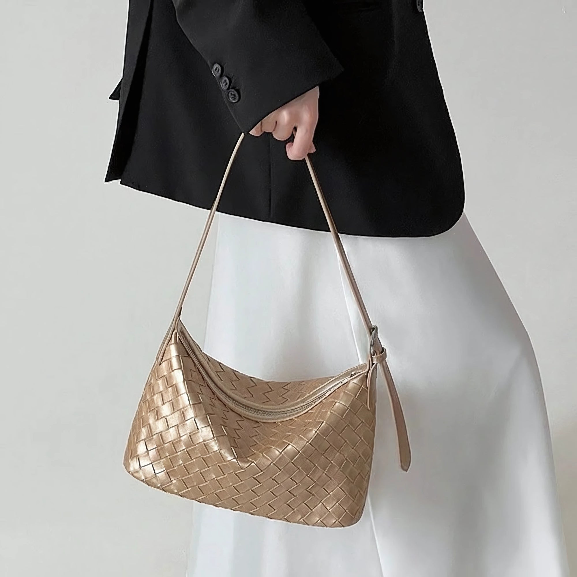 California Sunbeam – Handwoven Box Shoulder Bag