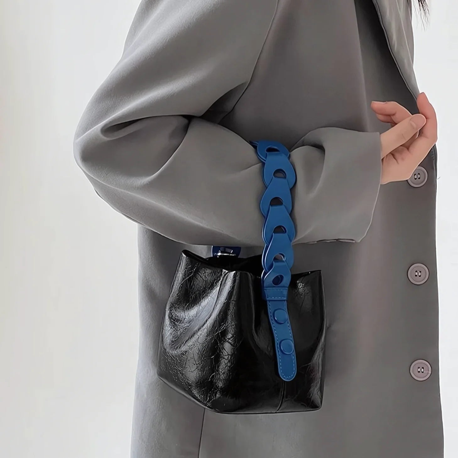 Coastal Glow - Glossy Bucket Bag
