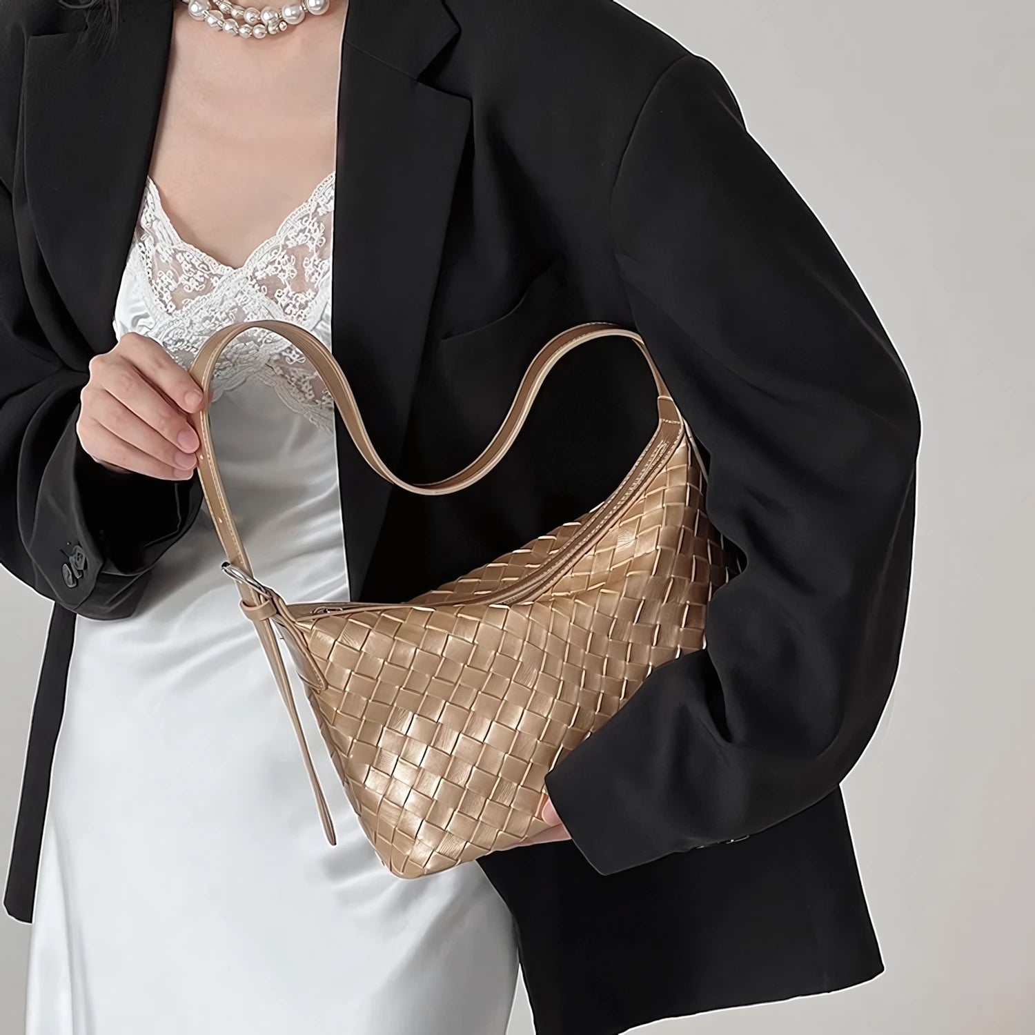 California Sunbeam – Handwoven Box Shoulder Bag