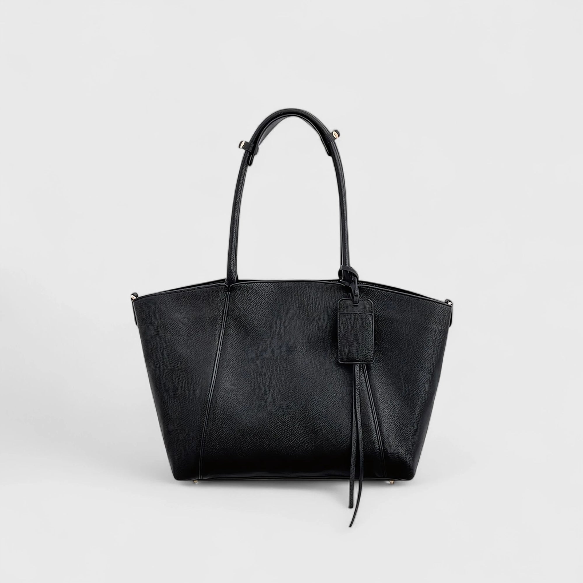 Art Weekend - Large Suede & Leather Panel Tote