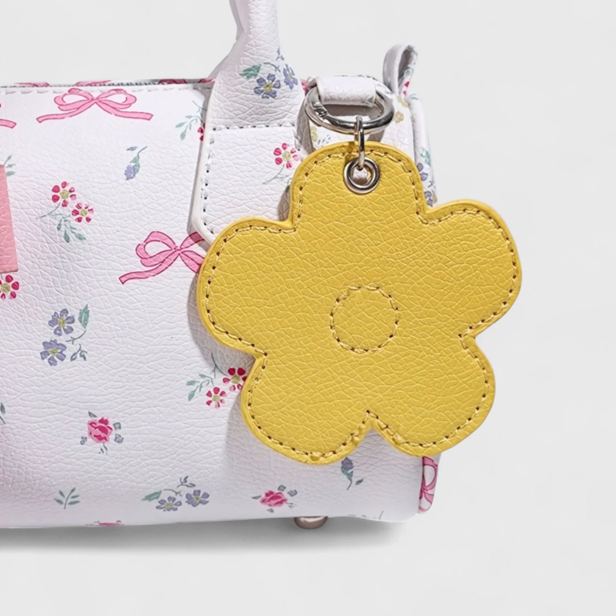 Floral Butterfly Garden Boston Bag