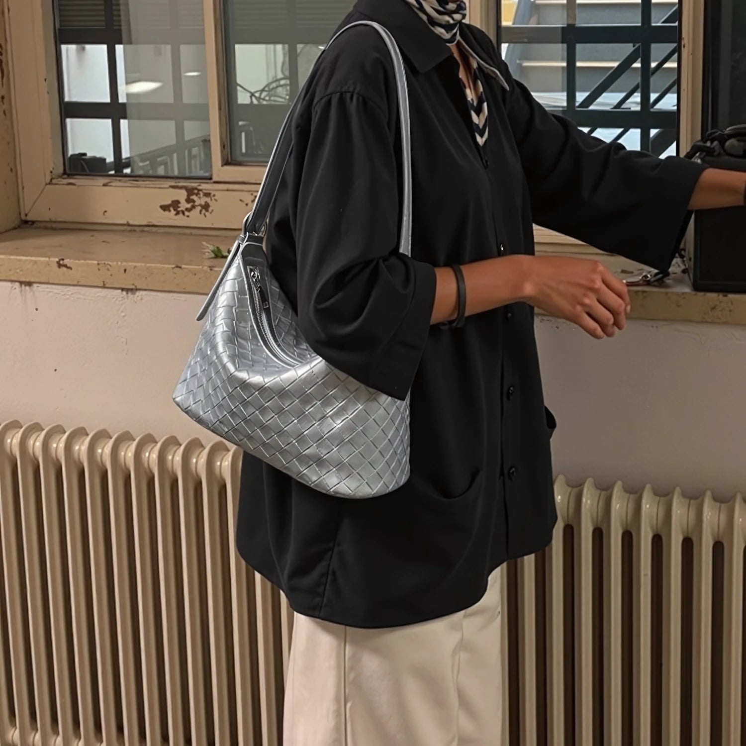 California Sunbeam – Handwoven Box Shoulder Bag
