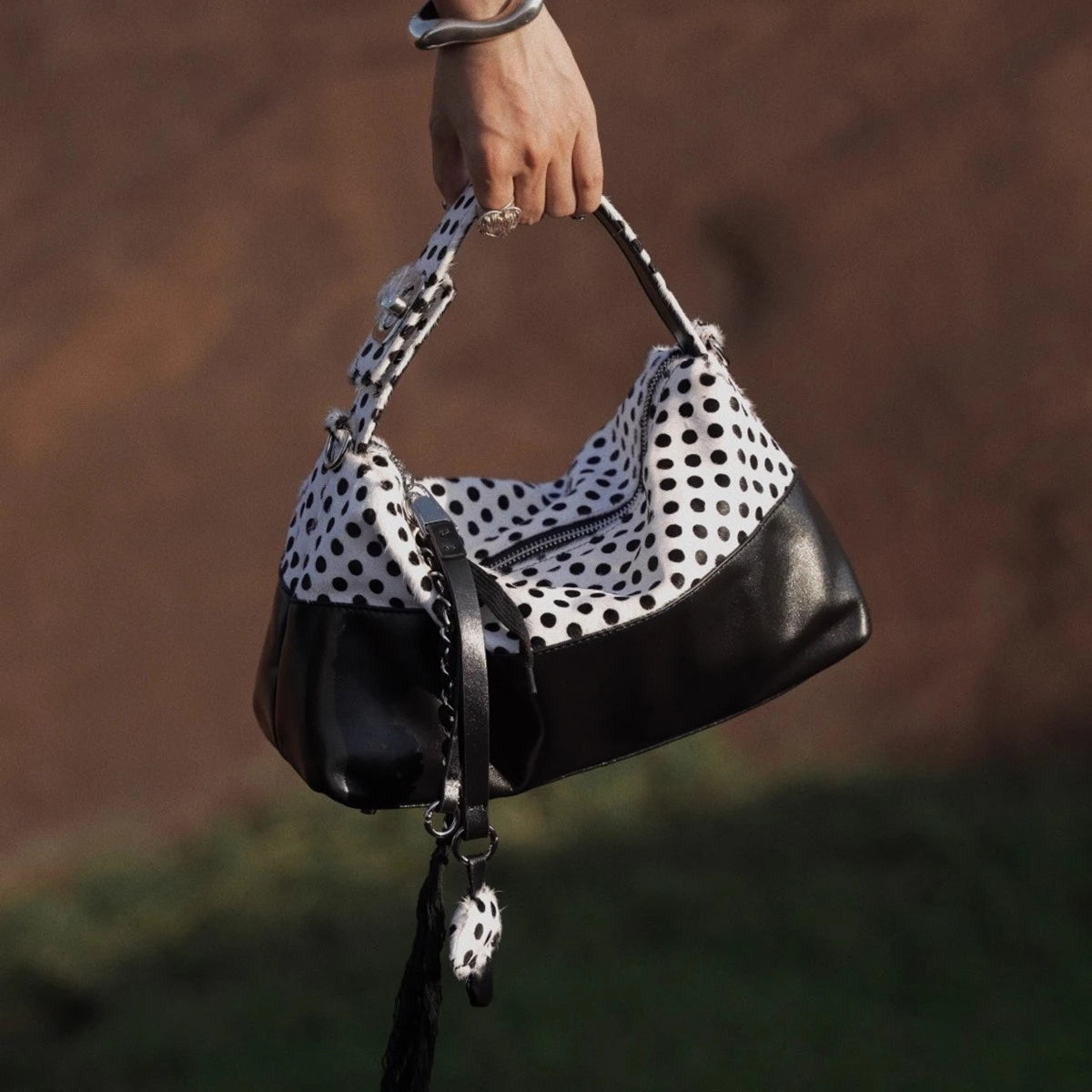 Wild Muse Hair-On Leather Hobo