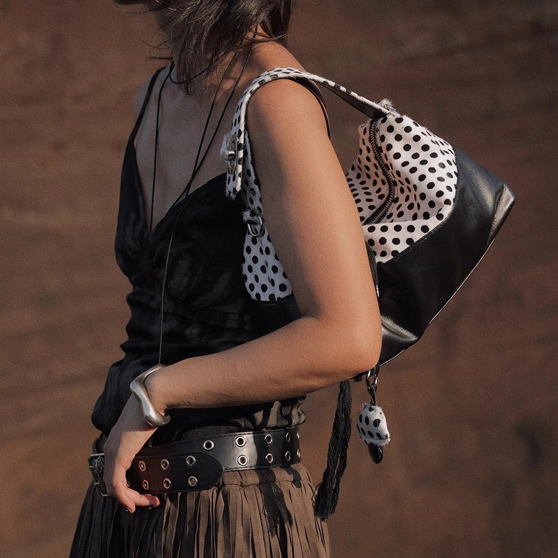 Wild Muse Hair-On Leather Hobo