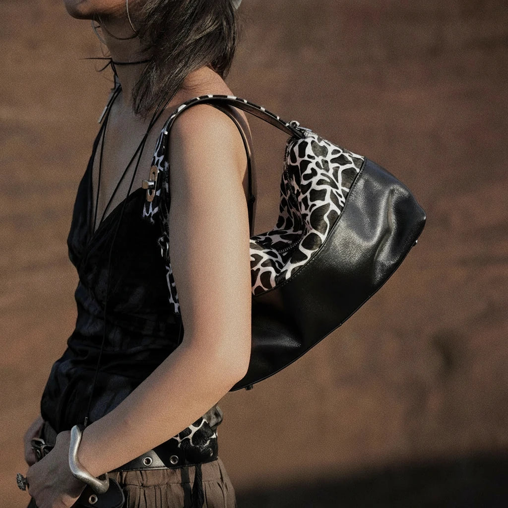 Wild Muse Hair-On Leather Hobo