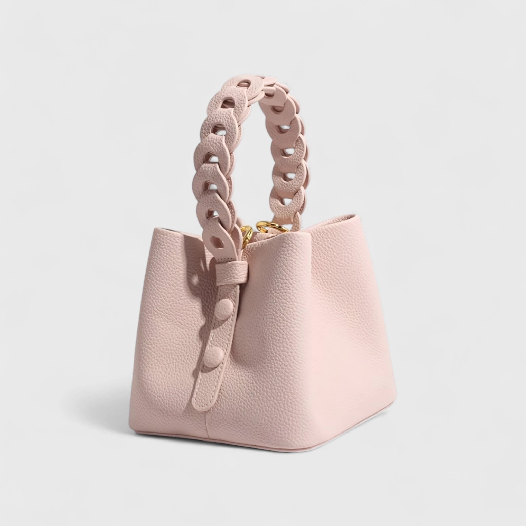 Whisper Soft - Braided Bucket Bag for Effortless Grace