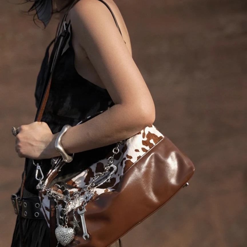 Wild Muse Hair-On Leather Hobo