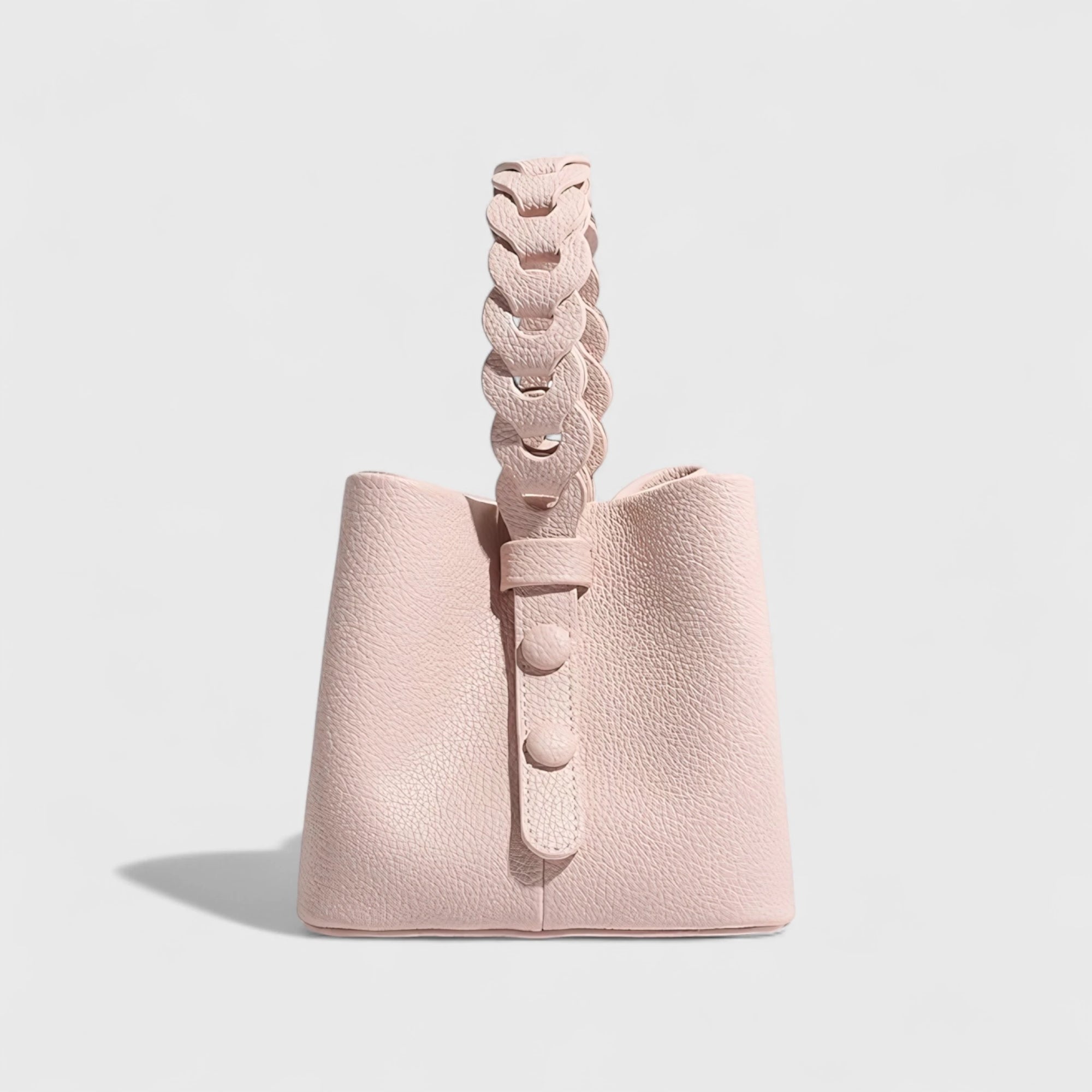 Whisper Soft - Braided Bucket Bag for Effortless Grace