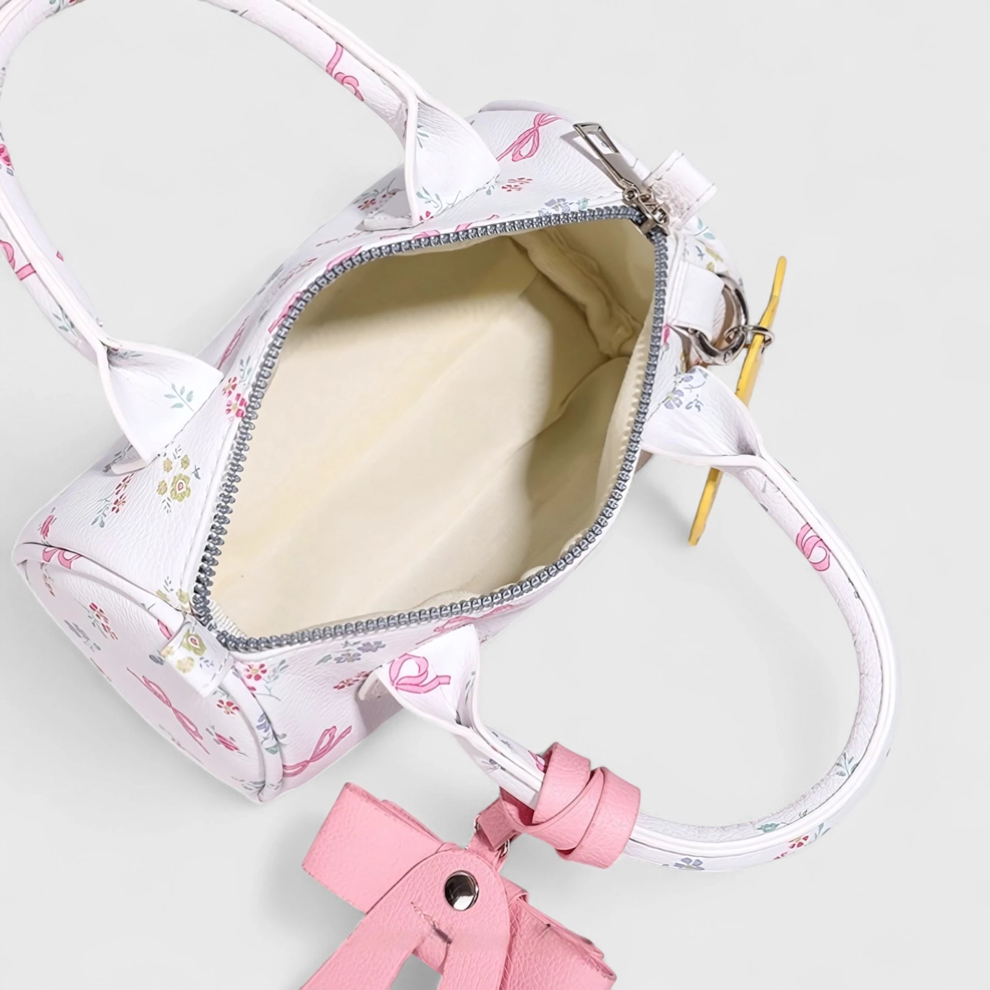 Floral Butterfly Garden Boston Bag
