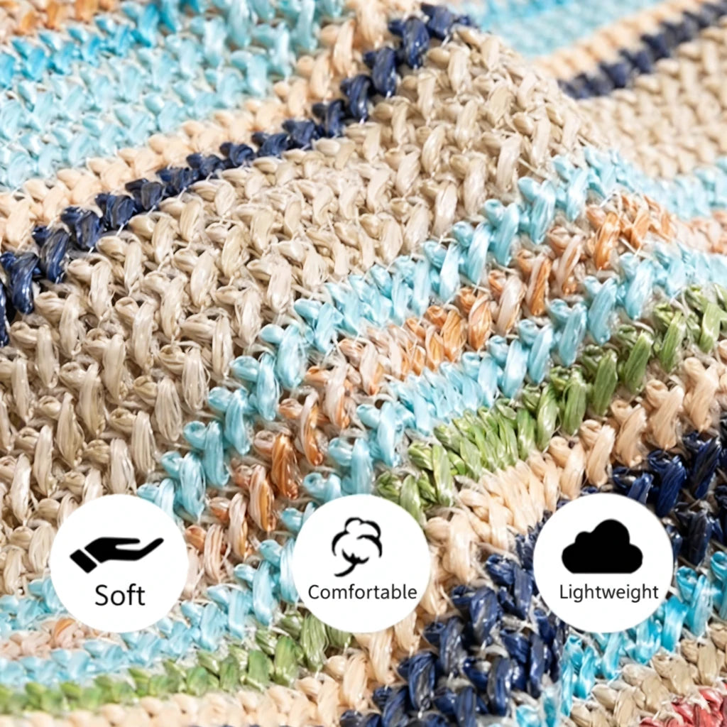 Rainbow Art - Handwoven Stripe Shoulder Bag