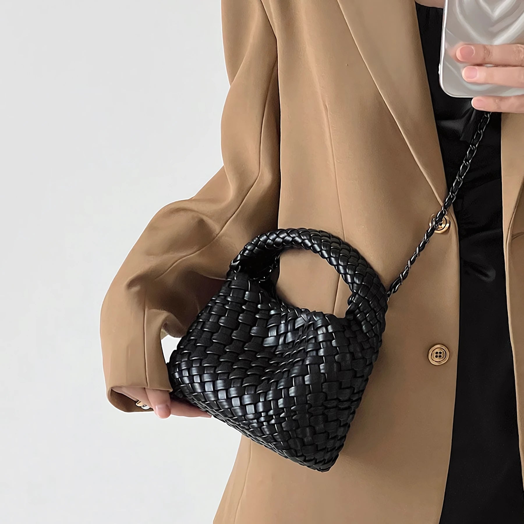 Sweet Escape - Mini Woven Bucket Bag