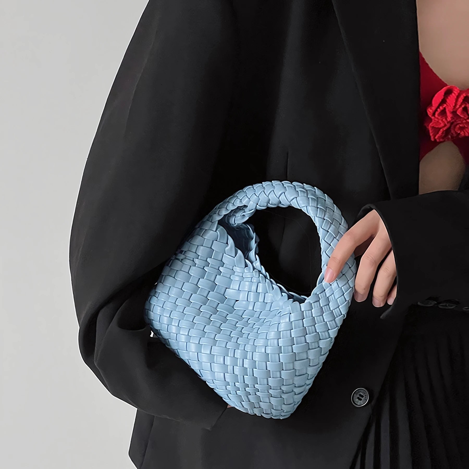 Sweet Escape - Mini Woven Bucket Bag