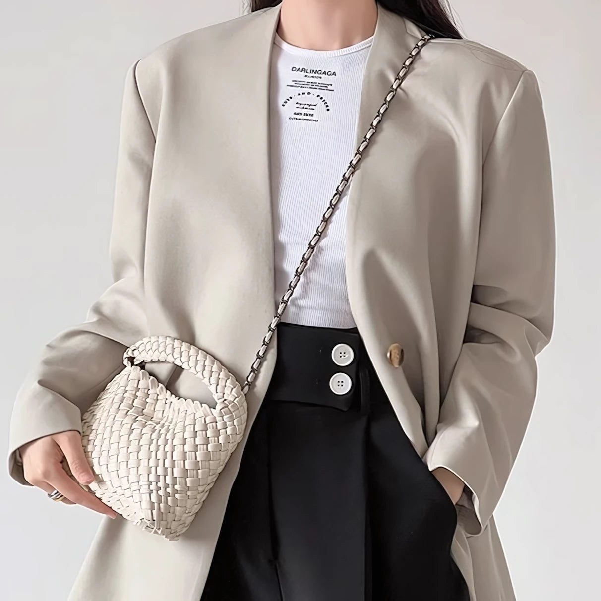 Sweet Escape - Mini Woven Bucket Bag