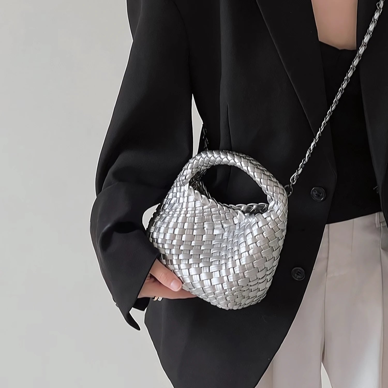 Sweet Escape - Mini Woven Bucket Bag
