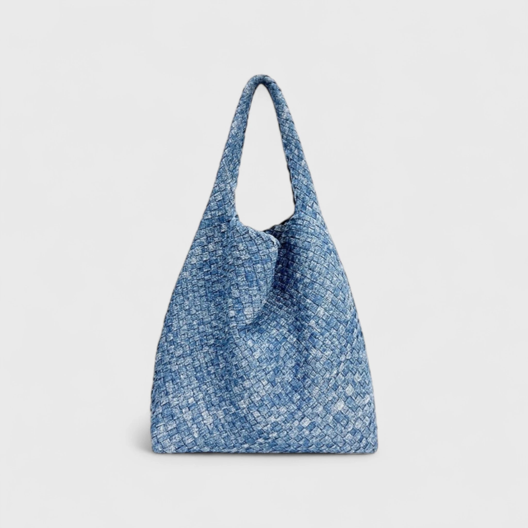 Wander Weave - Snow Washed Denim Tote