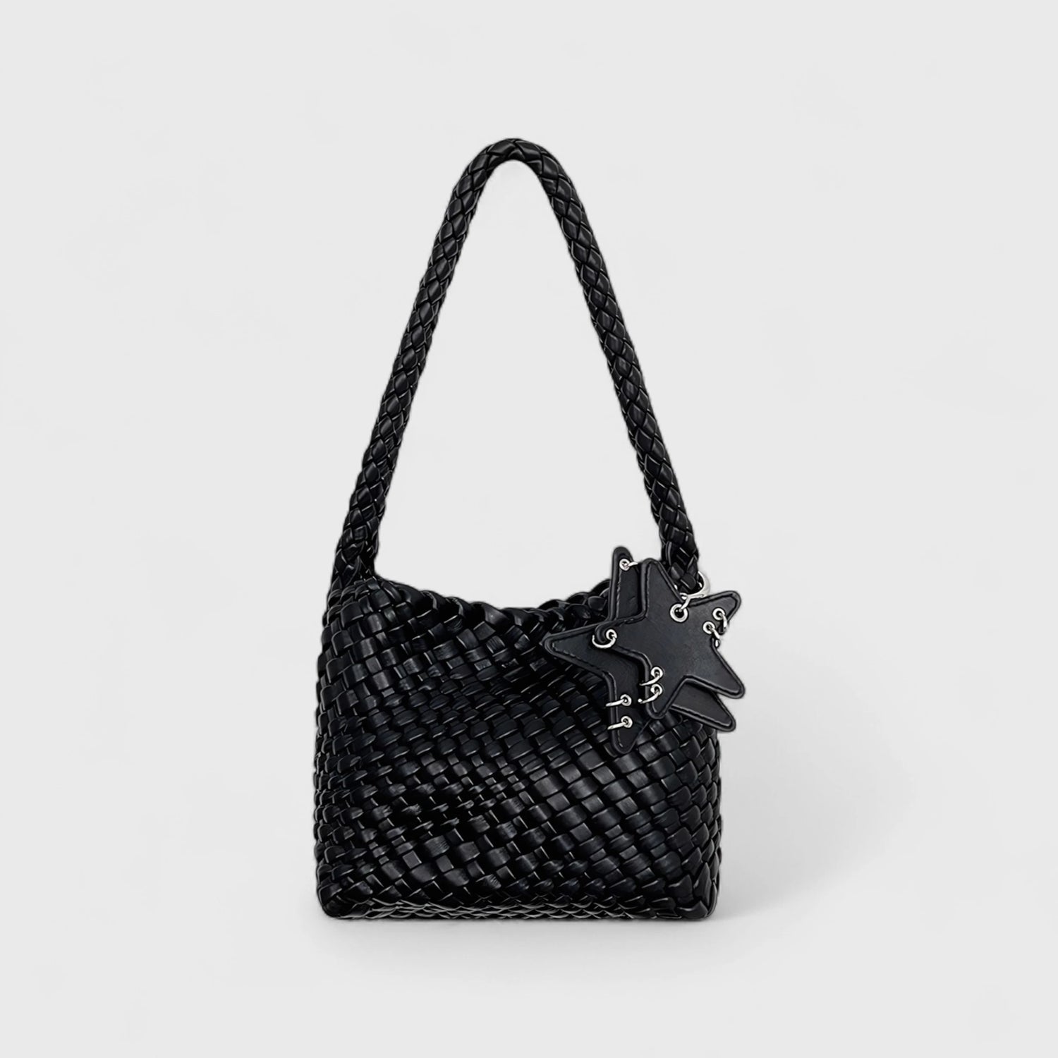 Starshine Knot – Handwoven Bucket Bag