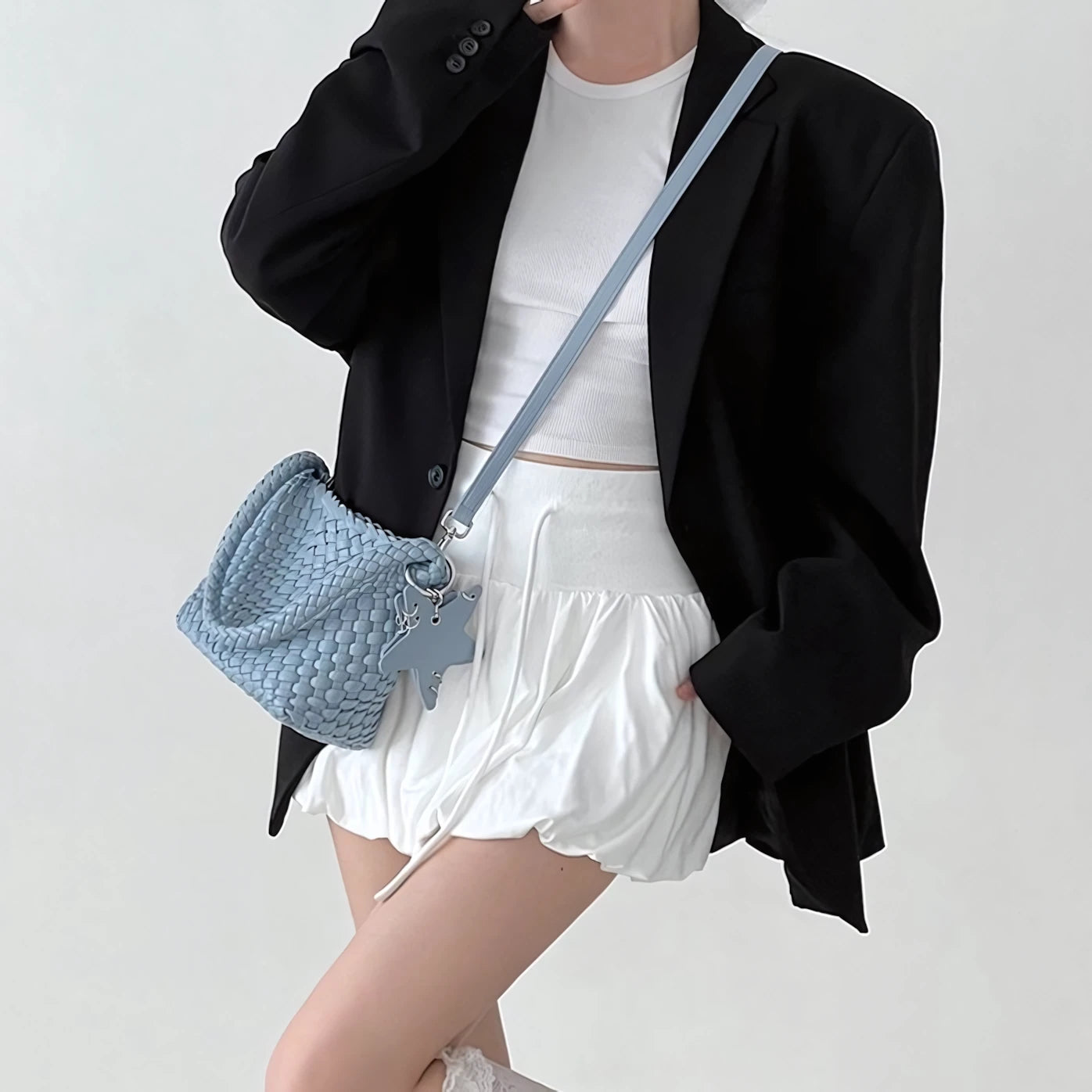 Starshine Knot – Handwoven Bucket Bag