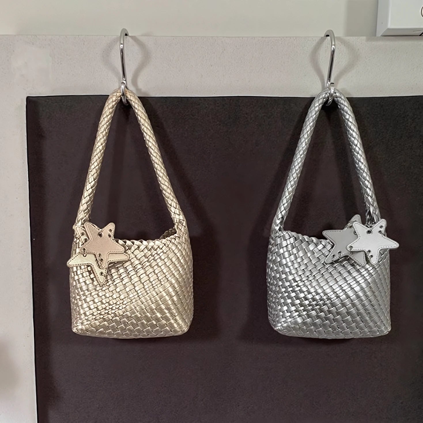Starshine Knot – Handwoven Bucket Bag