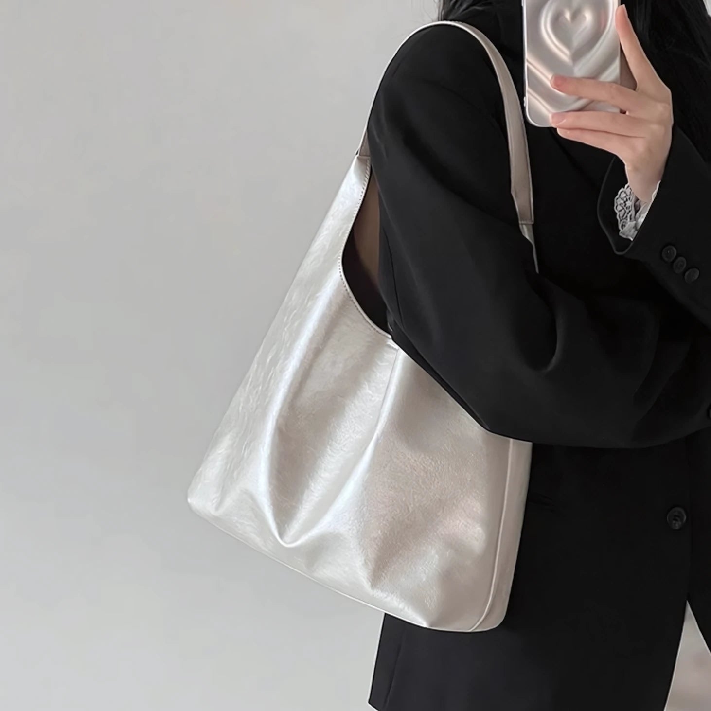 Tide Soft – Pearl Sheen Double Tote