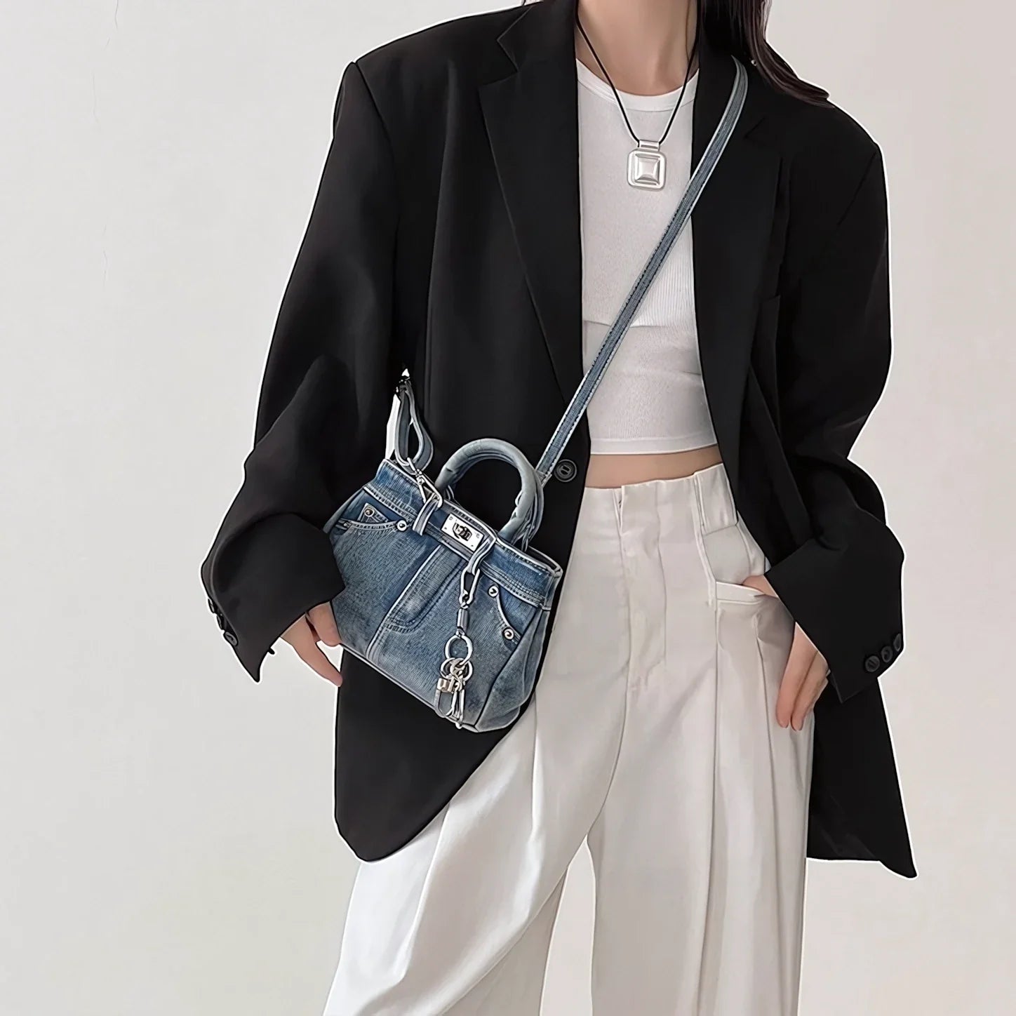 Voyage Vintage Denim Birkin