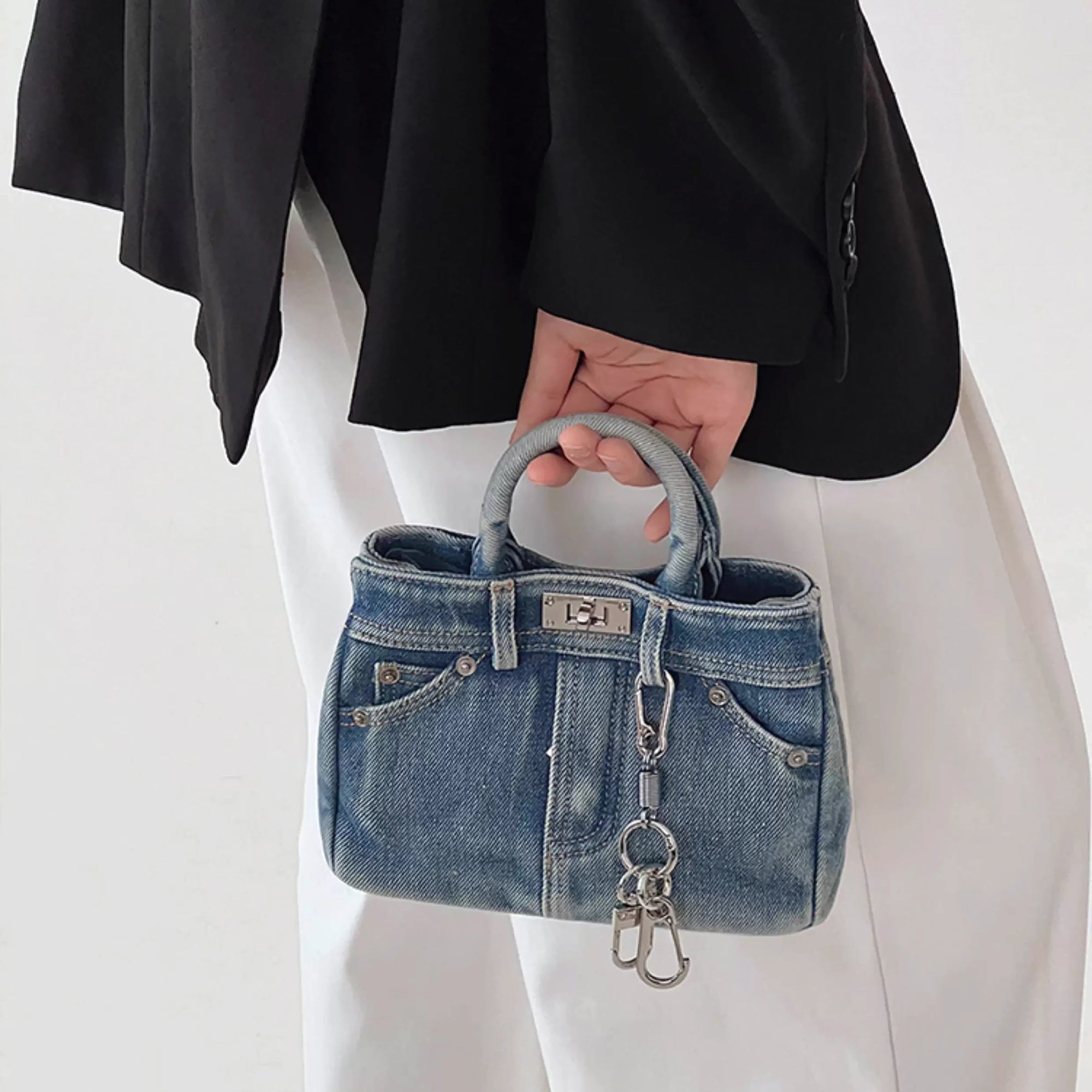 Voyage Vintage Denim Birkin