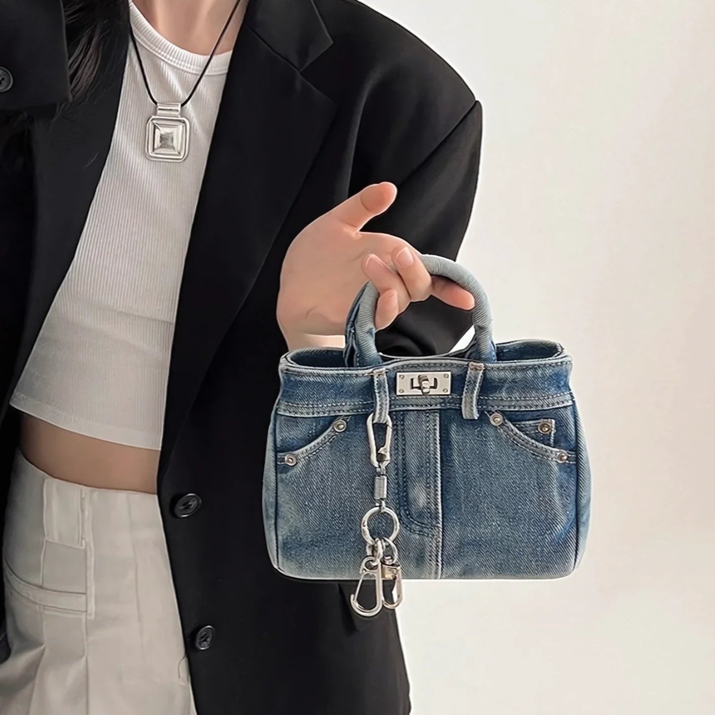 Voyage Vintage Denim Birkin
