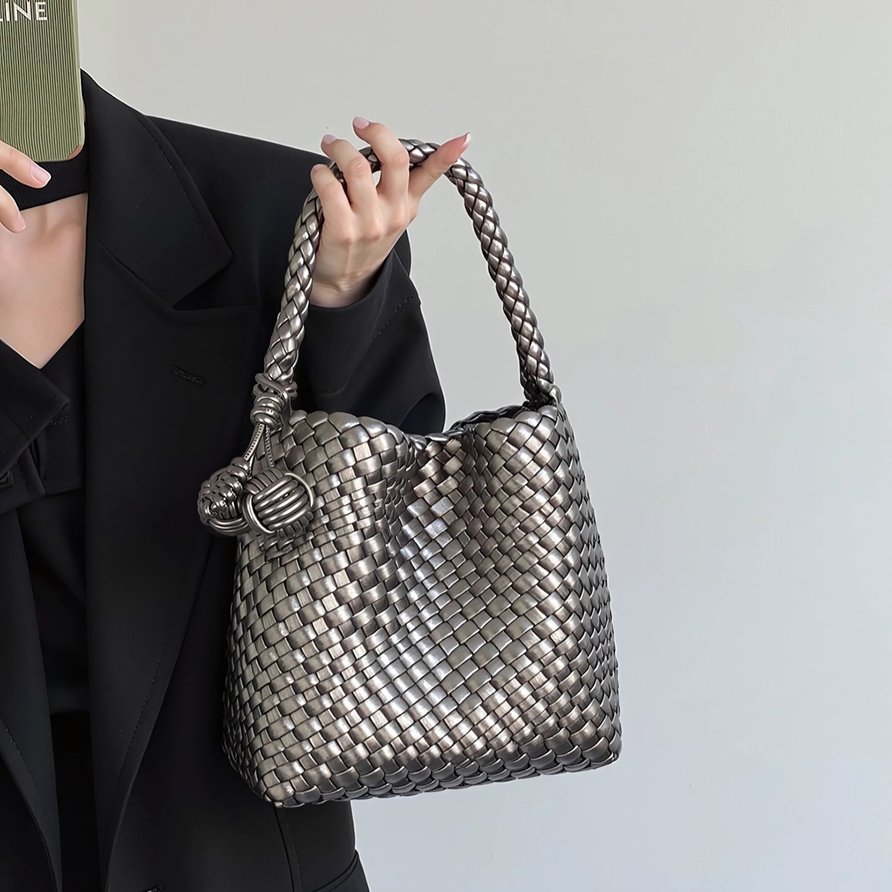 Sweet Knot - Handwoven Bucket Bag