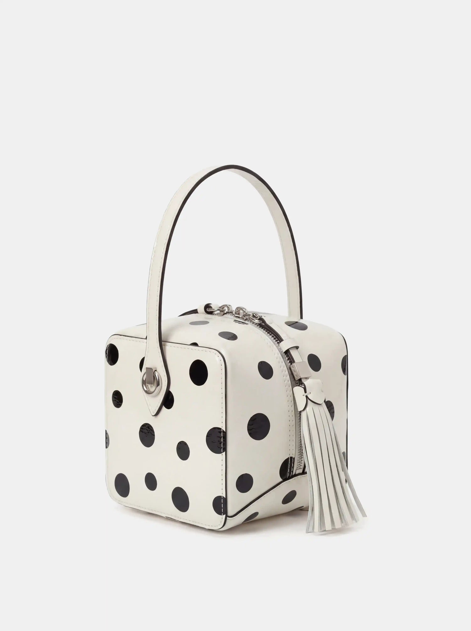 Polka Dots Cube · Tassel Box Bag