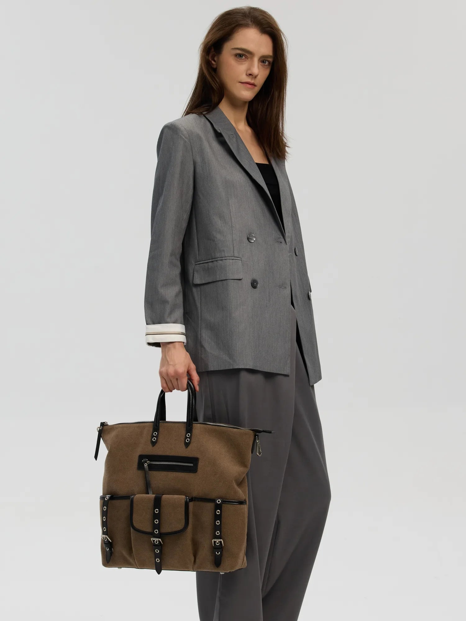 The Nomad-Utility Convertible Backpack · Dune Canvas & Leather