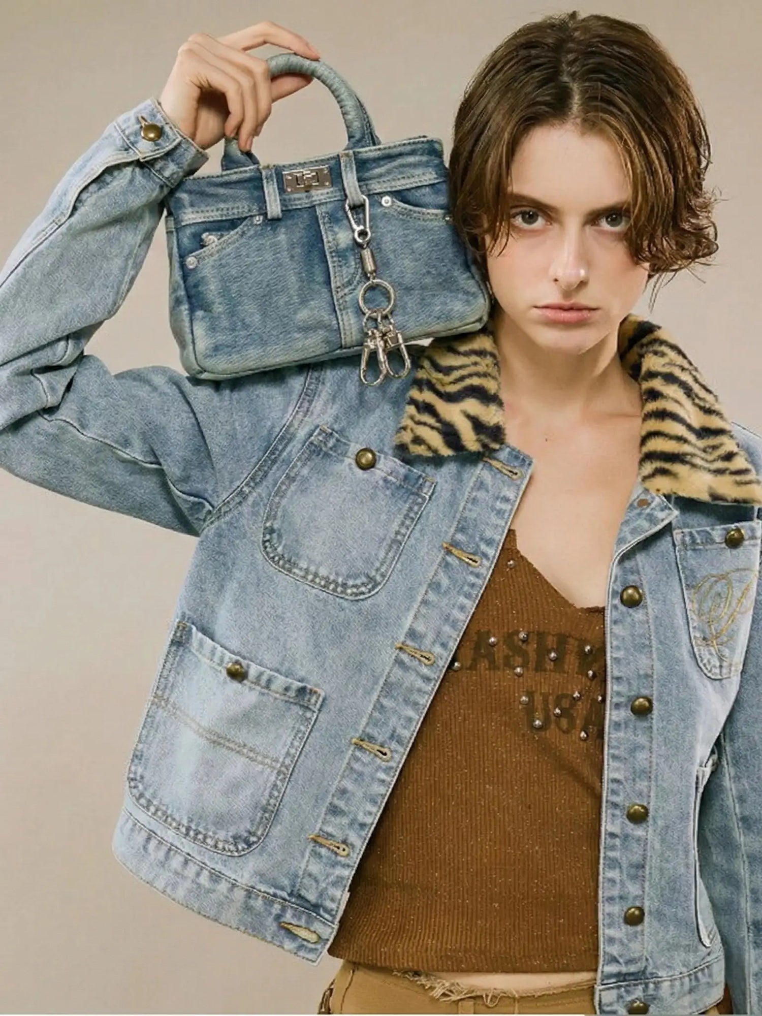 Voyage Vintage Denim Birkin