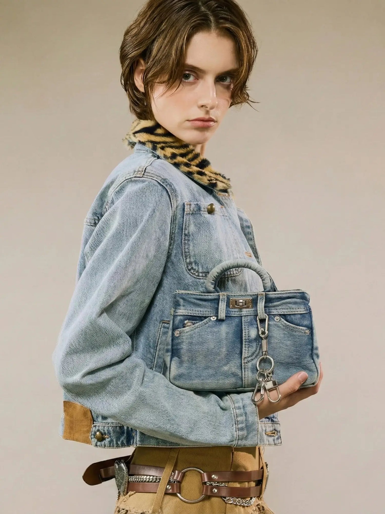 Voyage Vintage Denim Birkin