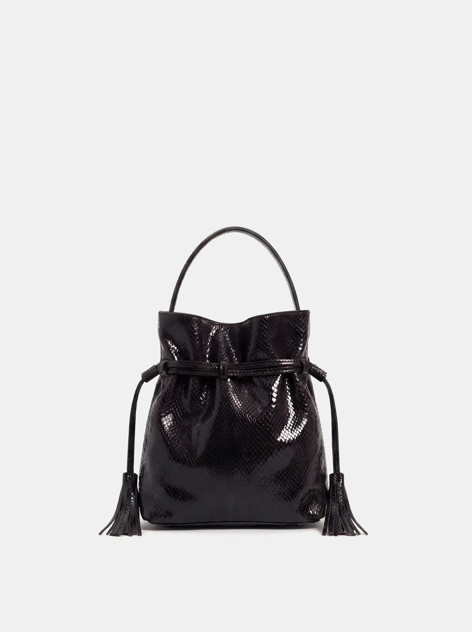 The Serpent Bucket Bag · Black Snake