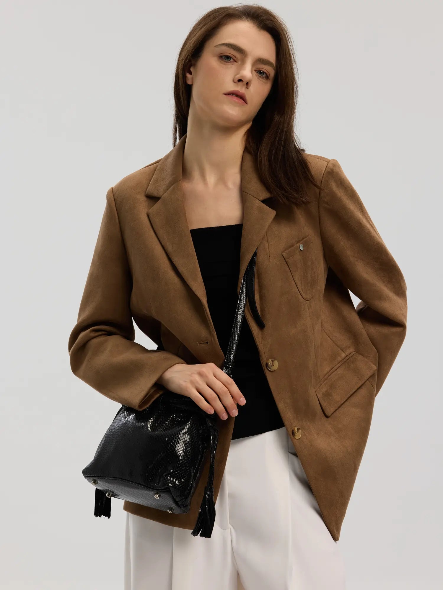 The Serpent Bucket Bag · Black Snake