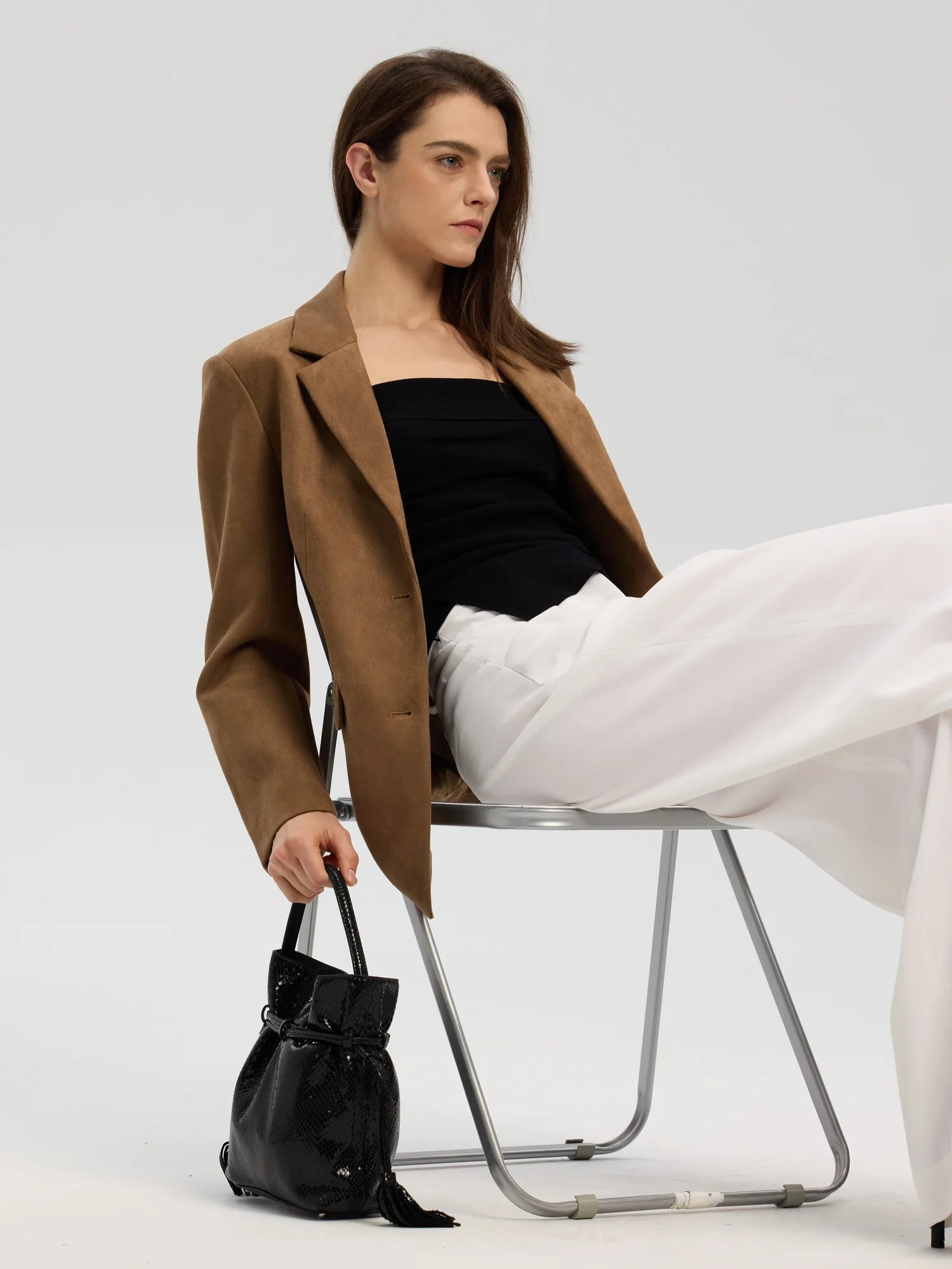 The Serpent Bucket Bag · Black Snake